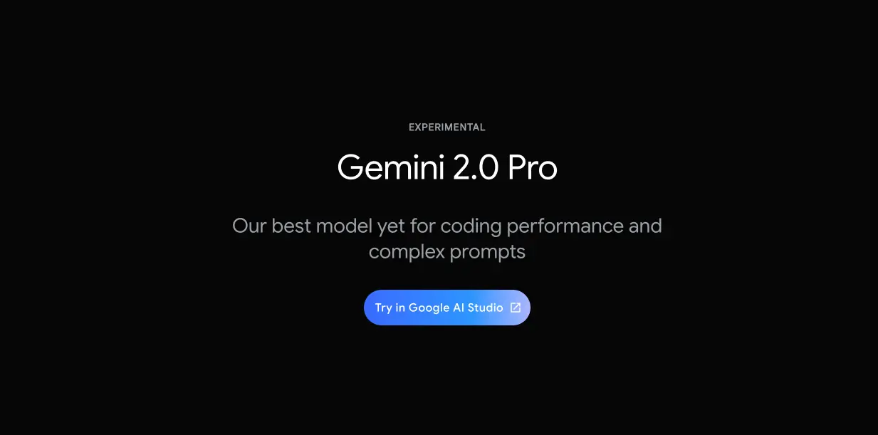 Gemini 2.0 Pro